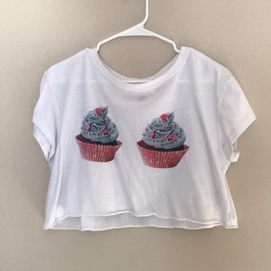 H&M Cupcake Crop Top